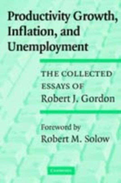 Productivity Growth, Inflation, and Unemployment : The Collected Essays of Robert J. Gordon, PDF eBook