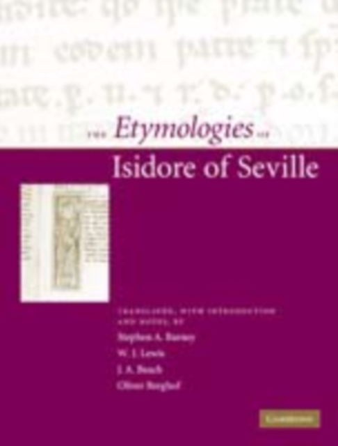 Etymologies of Isidore of Seville, PDF eBook