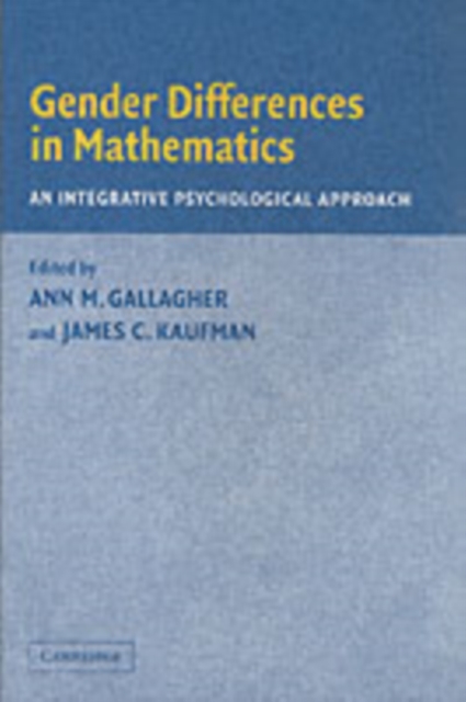 Gender Differences in Mathematics : An Integrative Psychological Approach, PDF eBook