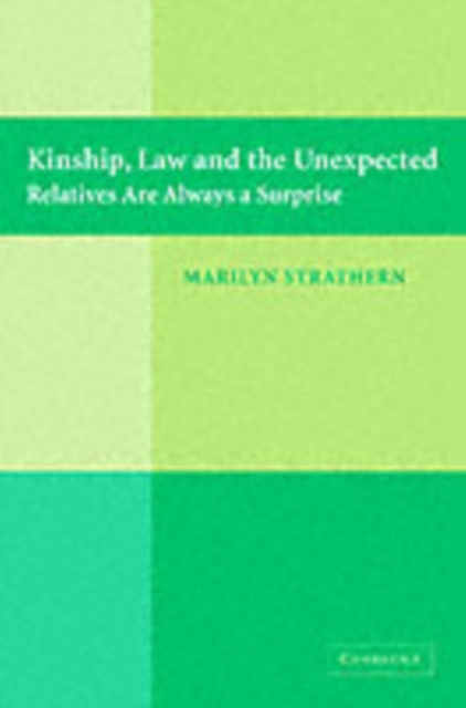 Kinship, Law and the Unexpected : Relatives are Always a Surprise, PDF eBook