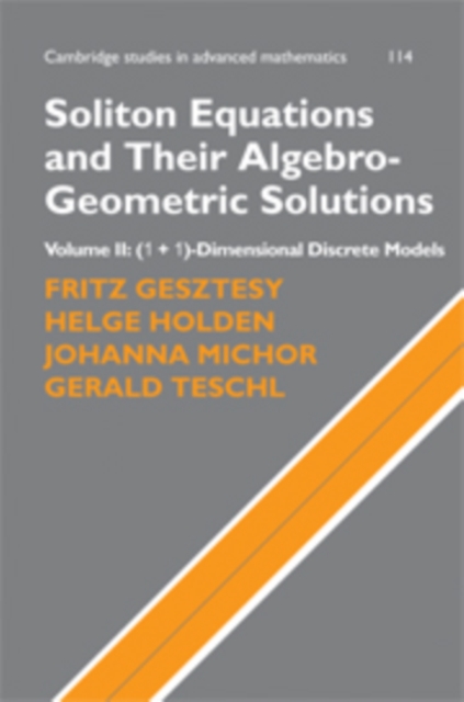 Soliton Equations and Their Algebro-Geometric Solutions: Volume 2, (1+1)-Dimensional Discrete Models, PDF eBook