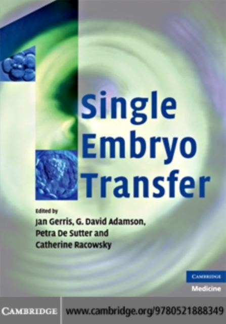 Single Embryo Transfer, PDF eBook