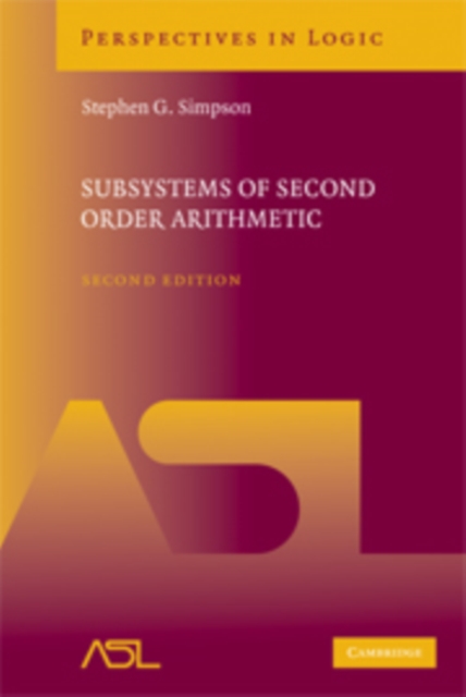 Subsystems of Second Order Arithmetic, PDF eBook