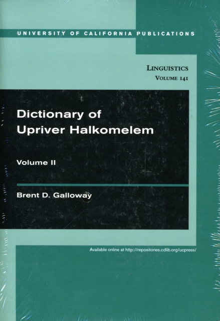 Dictionary of Upriver Halkomelem, Paperback / softback Book