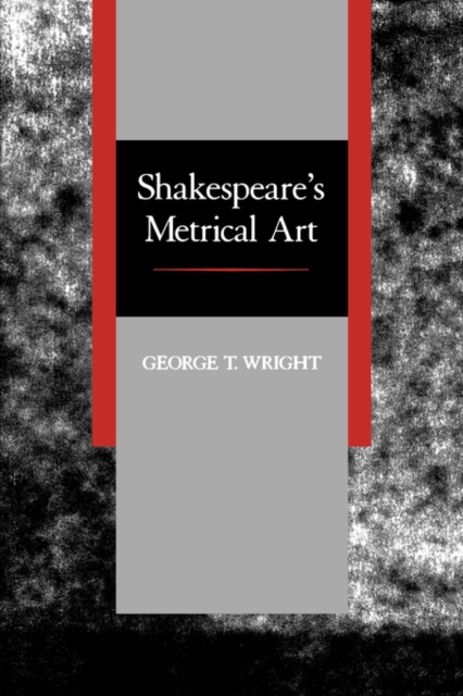Shakespeare's Metrical Art, PDF eBook