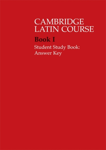 Cambridge Latin Course 1 Student Study Book Answer Key, Paperback / softback Book