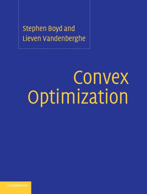 Convex Optimization, Hardback Book