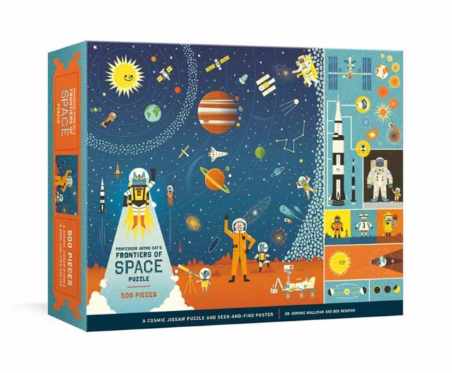 Professor Astro Cat's Frontiers of Space 500-Piece Puzzle : Cosmic Jigsaw Puzzle and Seek-and-Find Poster, Miscellaneous print Book