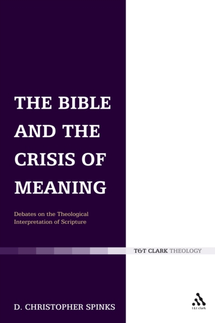 The Bible and the Crisis of Meaning : Debates on the Theological Interpretation of Scripture, PDF eBook