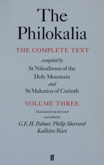 The Philokalia Vol 3, EPUB eBook