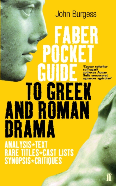 The Faber Pocket Guide to Greek and Roman Drama, EPUB eBook