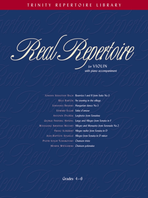 Real Repertoire for Violin, Sheet music Book