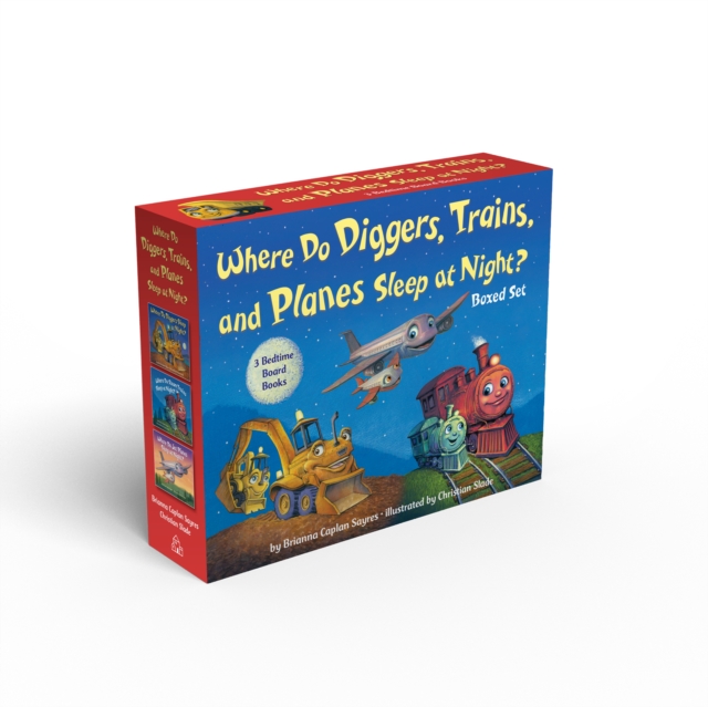 Where Do Diggers, Trains, and Planes Sleep at Night?, Board book Book