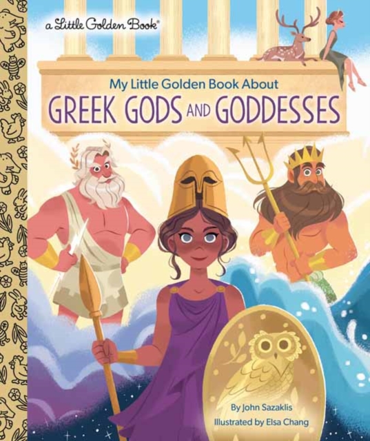 My Little Golden Book About Greek Gods and Goddesses, Hardback Book