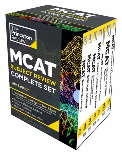 Princeton Review MCAT Subject Review Complete Box Set, 4th Edition, Paperback / softback Book