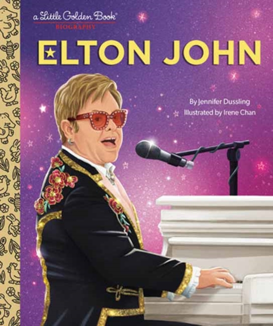 Elton John: A Little Golden Book Biography, Hardback Book