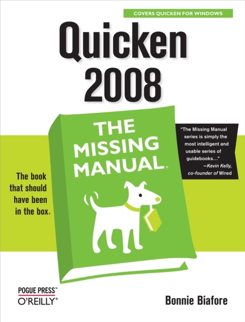 Quicken 2008: The Missing Manual : The Missing Manual, PDF eBook