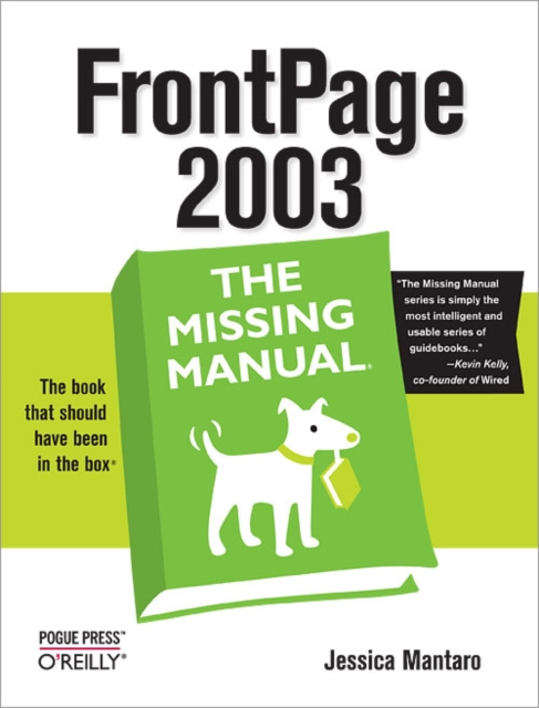 FrontPage 2003: The Missing Manual, PDF eBook