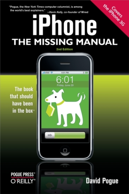 iPhone: The Missing Manual : Covers the iPhone 3G, EPUB eBook