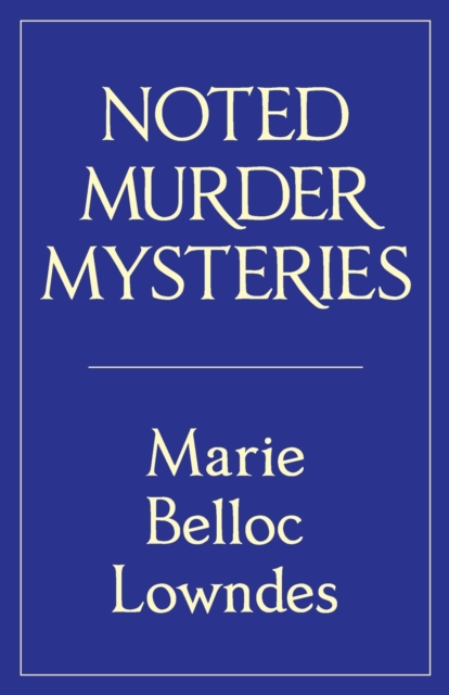Noted Murder Mysteries, Paperback / softback Book