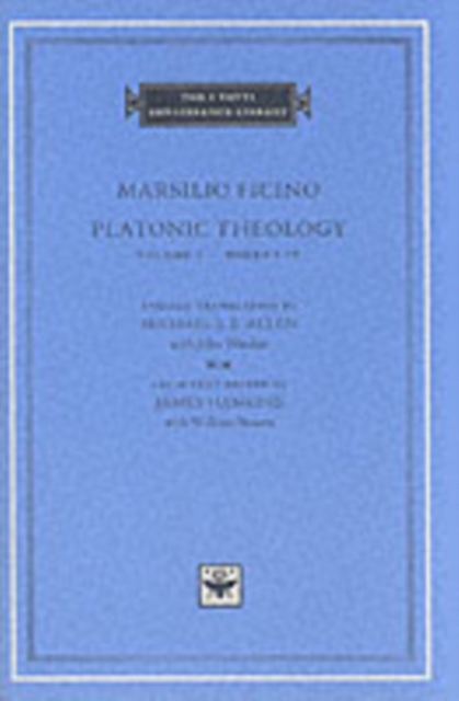 Platonic Theology : Volume 1, Hardback Book