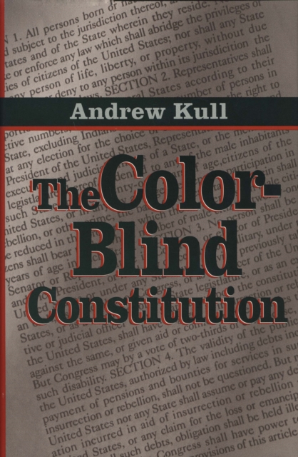 The Color-Blind Constitution, PDF eBook