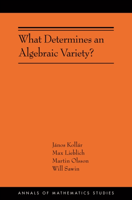 What Determines an Algebraic Variety? : (AMS-216), PDF eBook