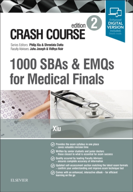Crash Course: 1000 SBAs and EMQs for Medical Finals : Crash Course: 1000 SBAs and EMQs for Medical Finals, EPUB eBook