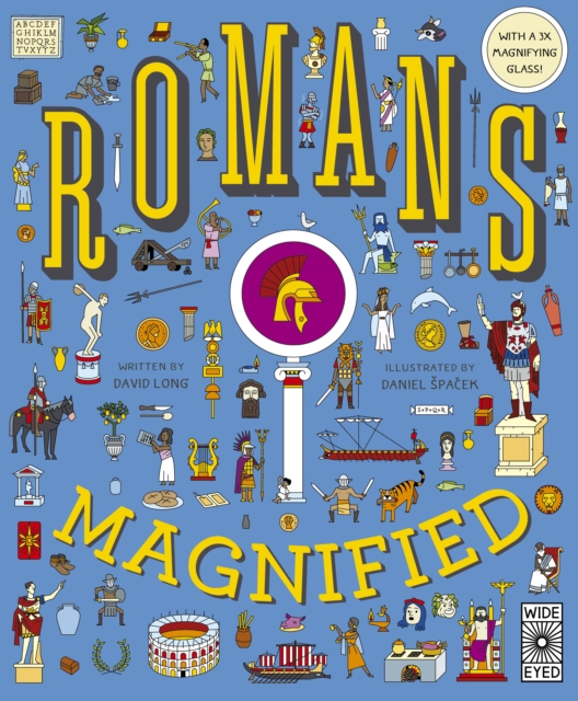 Romans Magnified : With a 3x Magnifying Glass!, Hardback Book