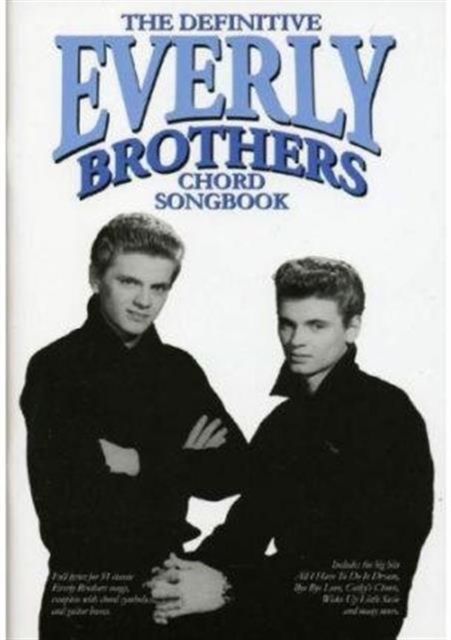 The Definitive Everly Brothers Chord Songbook, Book Book