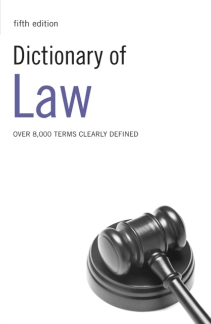 Dictionary of Law, Paperback / softback Book