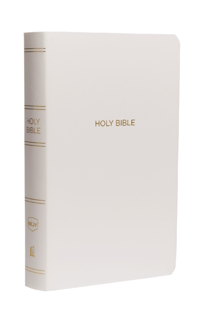 NKJV, Gift and Award Bible, Leather-Look, White, Red Letter, Comfort Print : Holy Bible, New King James Version, Paperback / softback Book