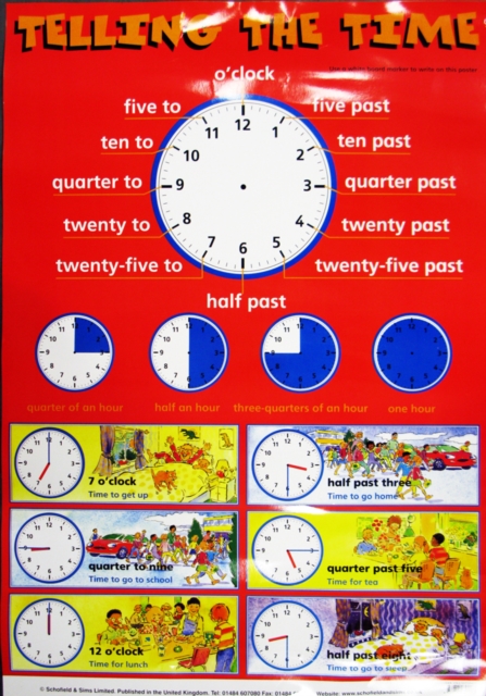 Telling the Time, Poster Book