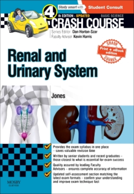 Crash Course Renal and Urinary System Updated Print + eBook edition, Paperback / softback Book