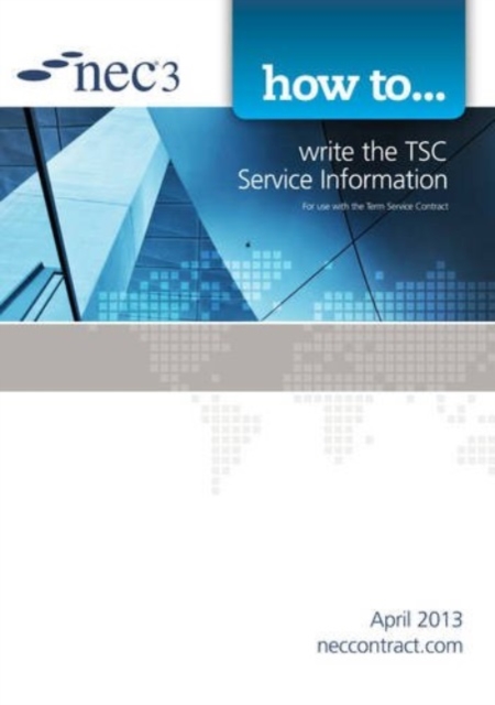 How to write the TSC Service Information, Paperback / softback Book