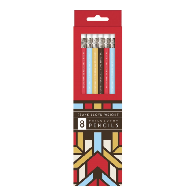Frank Lloyd Wright Pencil Set, Paints, crayons, pencils Book