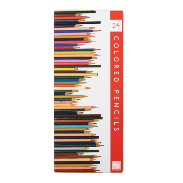 Frank Lloyd Wright Colored Pencils with Sharpener, Paints, crayons, pencils Book