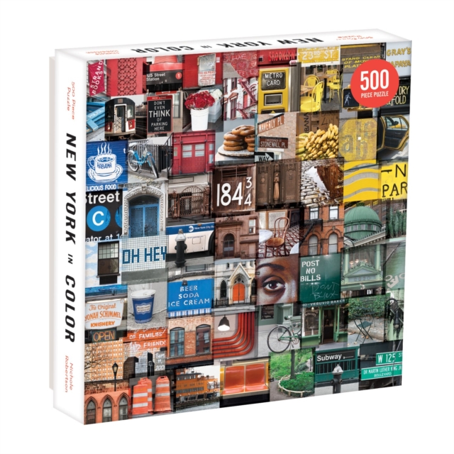 New York in Color 500 Piece Puzzle, Jigsaw Book
