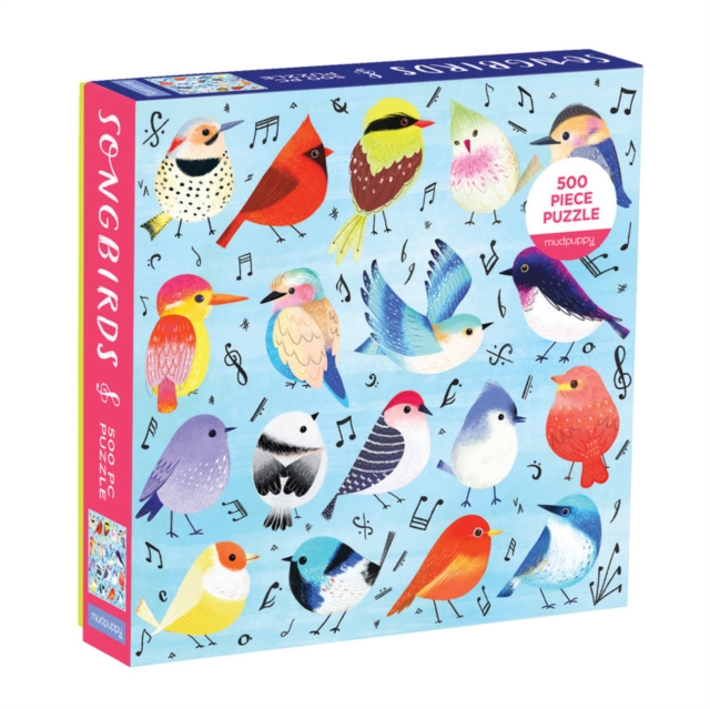 Songbirds 500 Piece Family Puzzle, Jigsaw Book