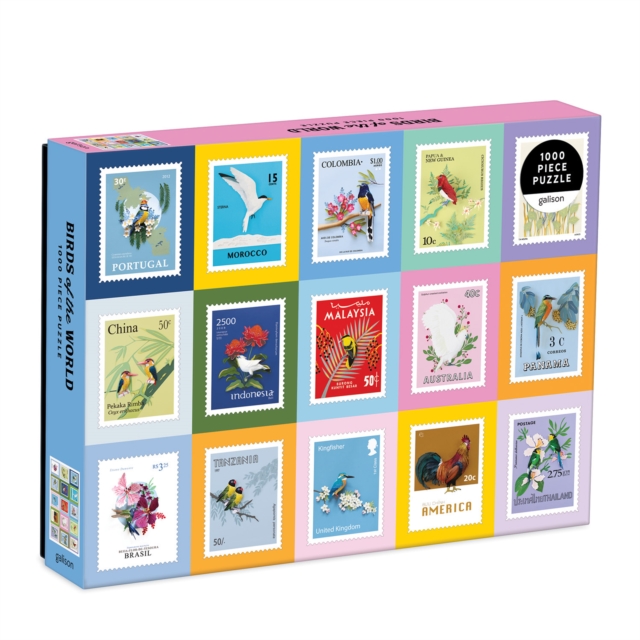Birds of the World 1000 Piece Puzzle, Jigsaw Book