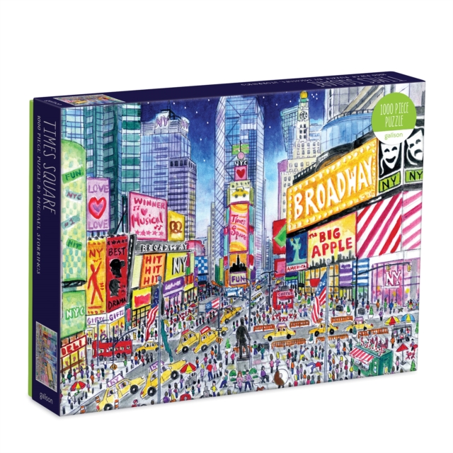 Michael Storrings Times Square 1000 Piece Puzzle, Jigsaw Book