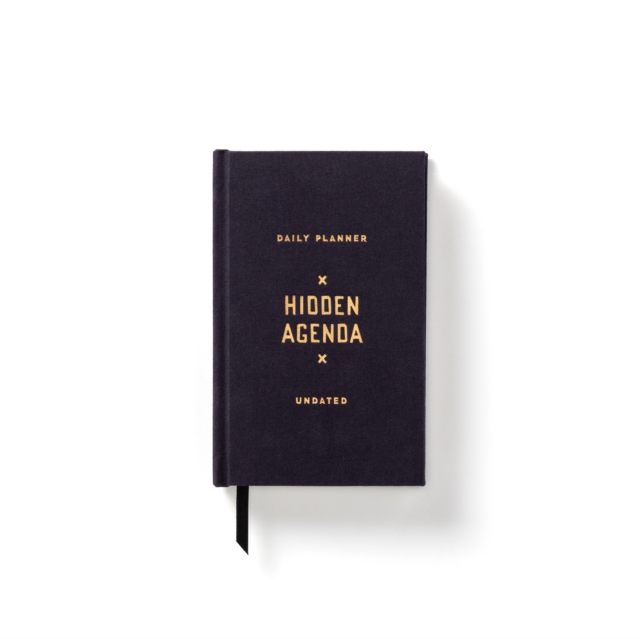 Hidden Agenda Undated Mini Planner, Diary Book