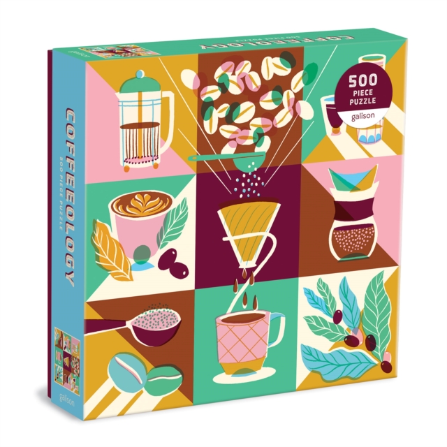 Coffeeology 500 Piece Puzzle, Jigsaw Book