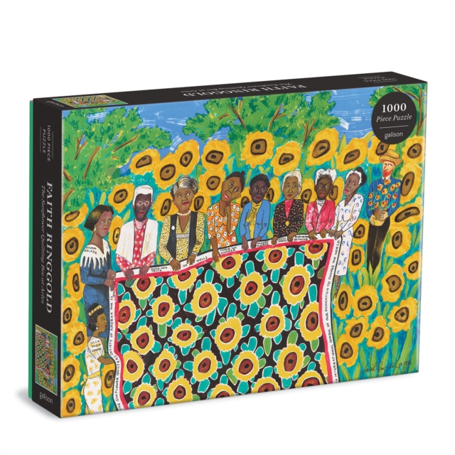 Faith Ringgold The Sunflower Quilting Bee at Arles 1000 Piece Puzzle, Jigsaw Book