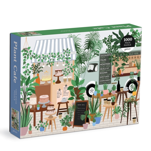 Plant Cafe 1000 Piece Puzzle, Jigsaw Book