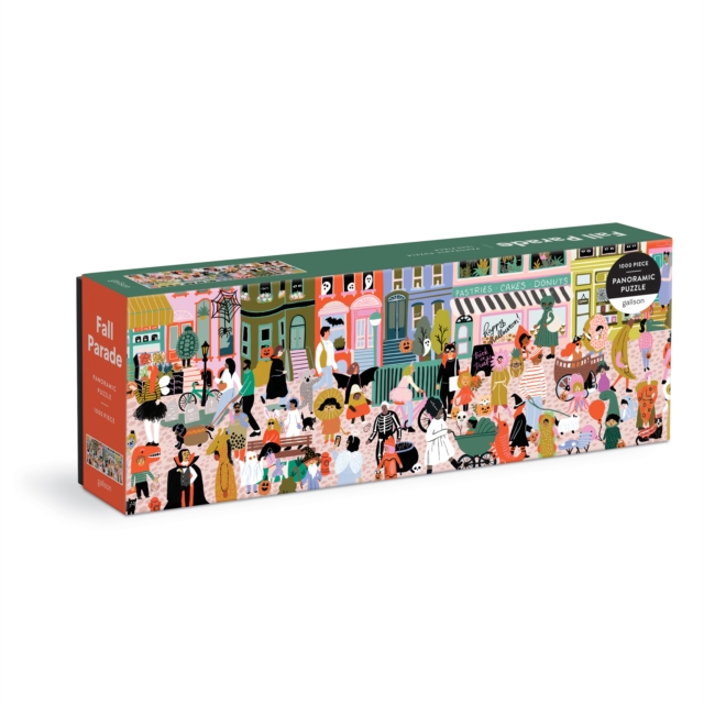 Fall Parade 1000 Piece Panoramic Puzzle, Jigsaw Book