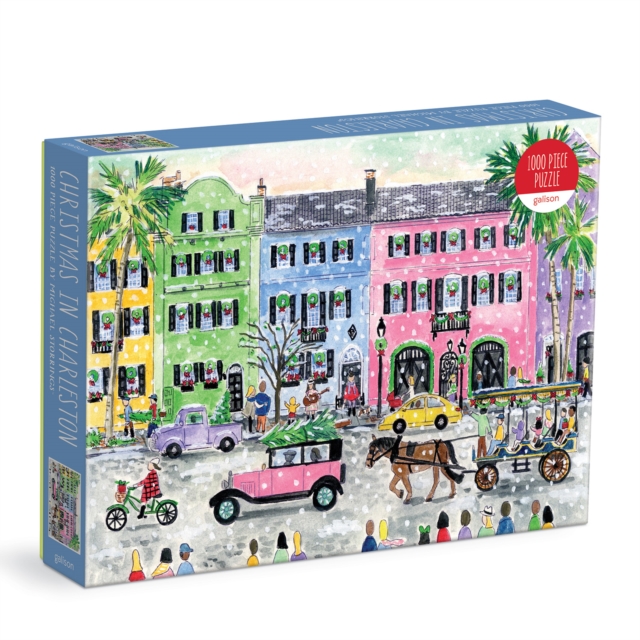 Michael Storrings Christmas in Charleston 1000 Piece Puzzle, Jigsaw Book