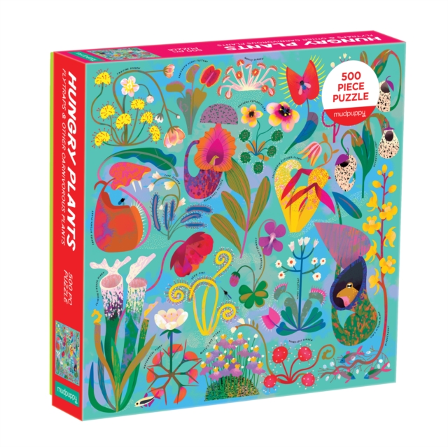 Hungry Plants 500 Piece Family Puzzle, Jigsaw Book