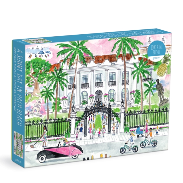 Michael Storrings A Sunny Day in Palm Beach 1000 Piece Puzzle, Jigsaw Book