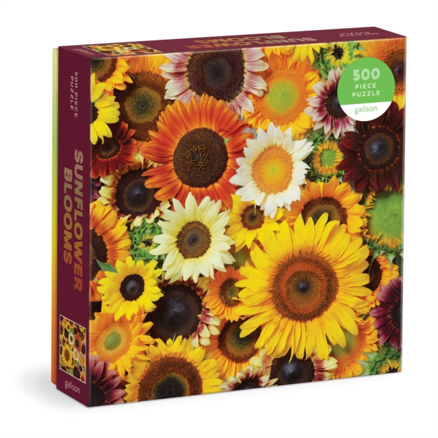 Sunflower Blooms 500 Piece Puzzle, Jigsaw Book